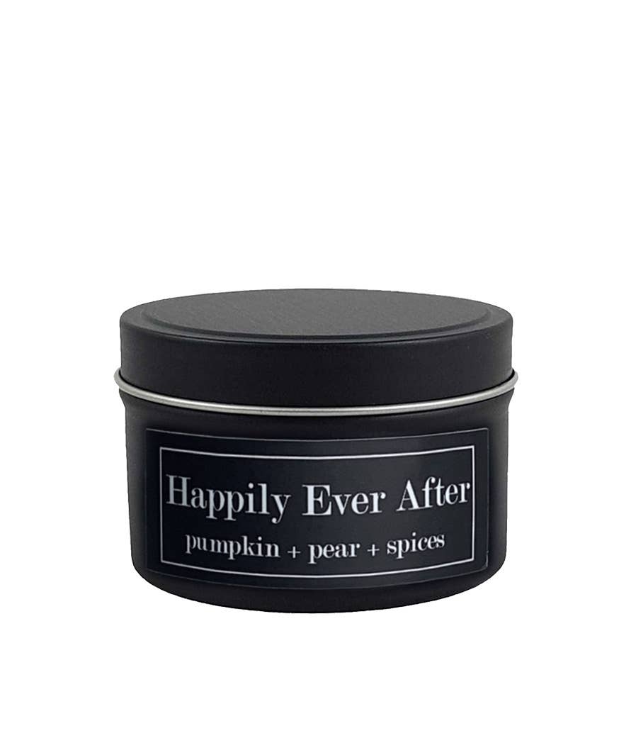 Candle - Happily Ever After Literary Tin Soy Candle -4oz