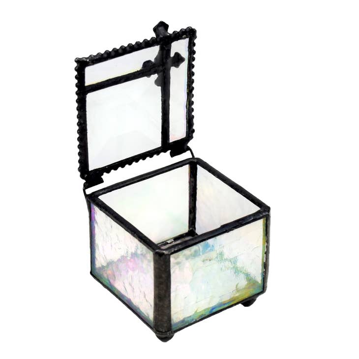 Glass Rosary Box