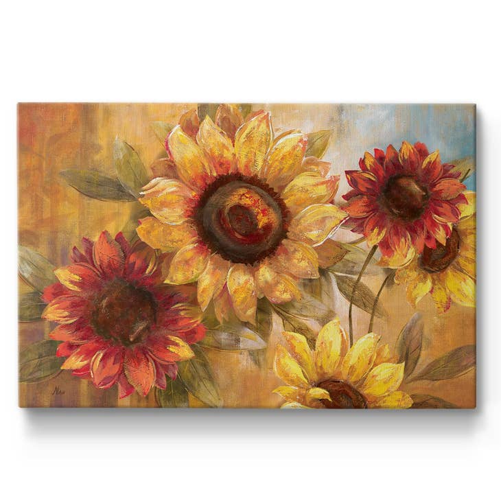 Fall Sunflowers Canvas Wall Art