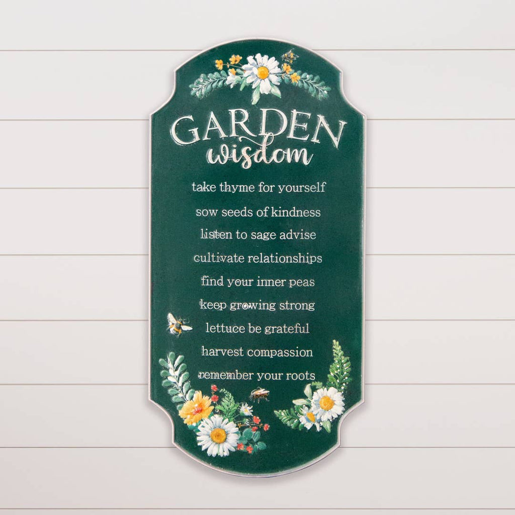Sign- Garden Wisdom