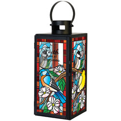 "Faith" Stained Glass Lantern