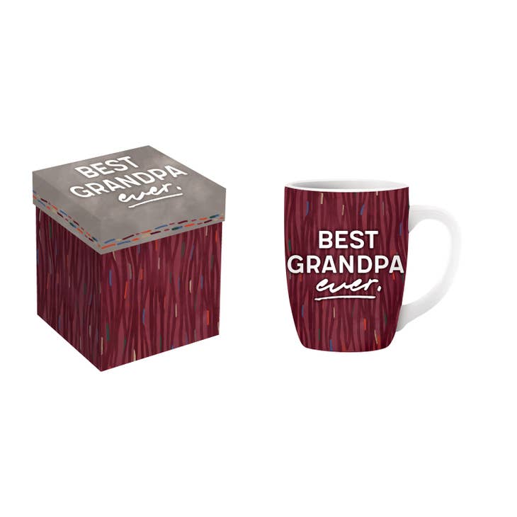 Best Grandpa, 14oz Ceramic Cup With Box