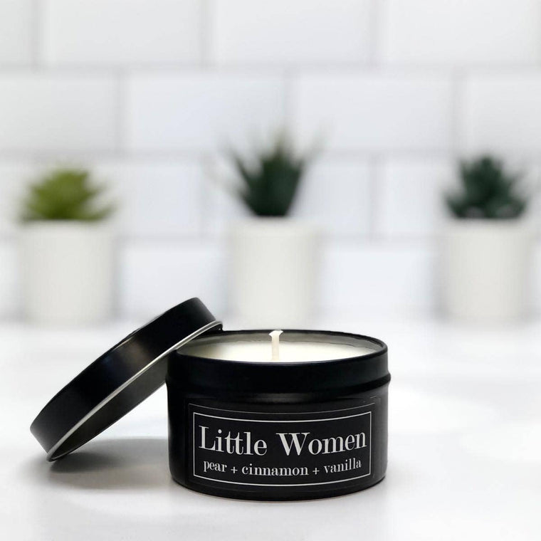 Candle - Little Women Literary Tin Soy Candle -4oz