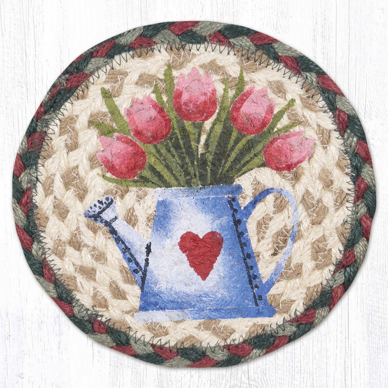 Tulip Watering Can Large Coaster