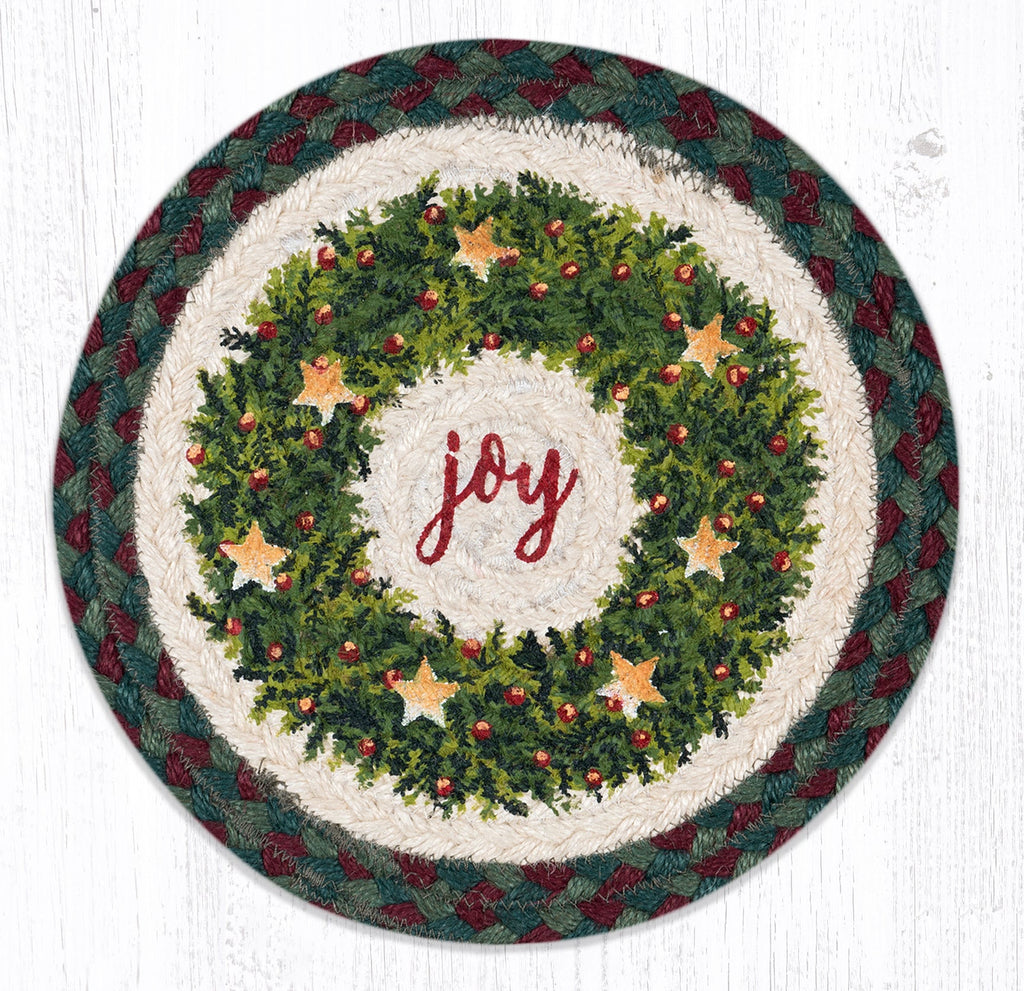Christmas Joy Wreath Trivet