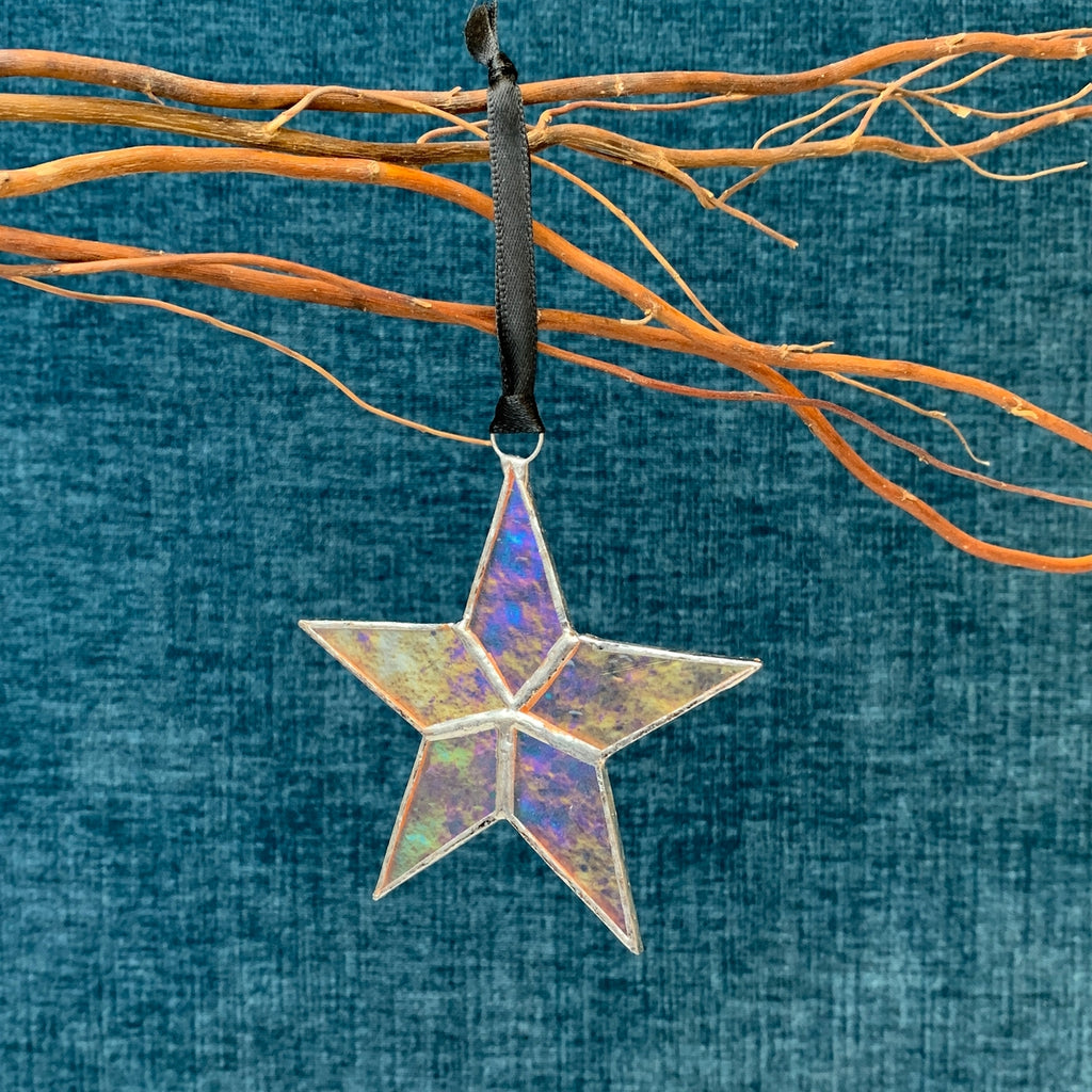 Star Ornament - You + Shine: Thank You Handmade Stained Glass Star