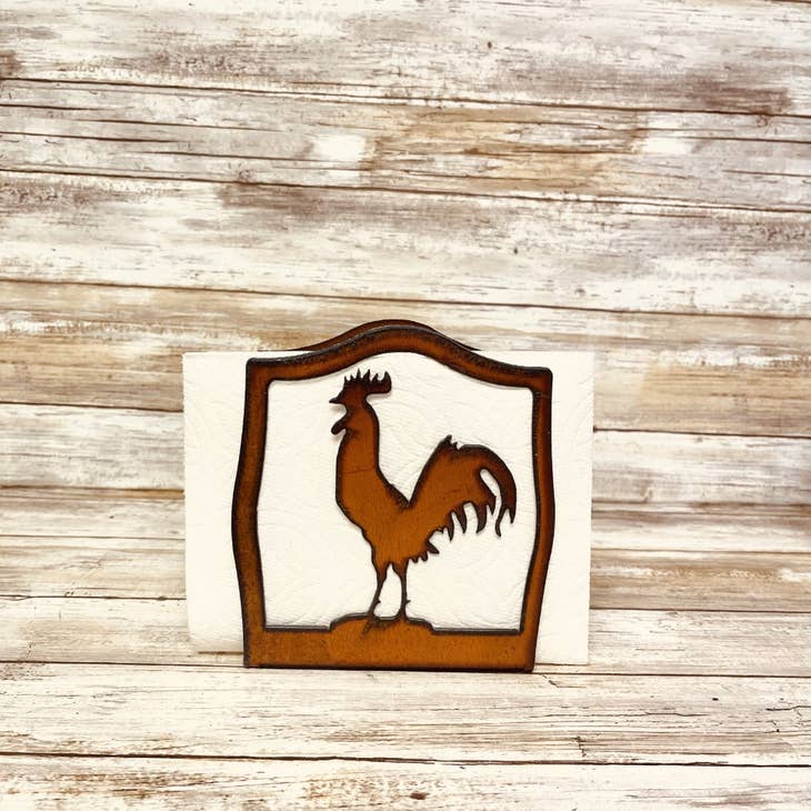 Rooster Farmhouse Napkin Holder