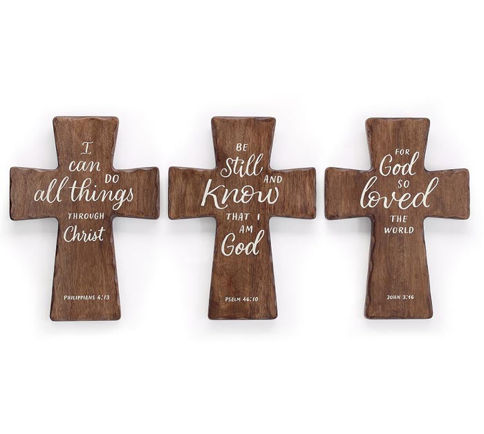 CROSS WALL HANGINGS WITH MESSAGE