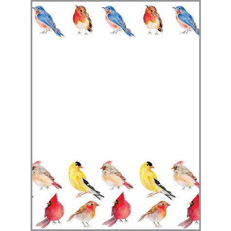 Memo Pad- Songbird Pattern