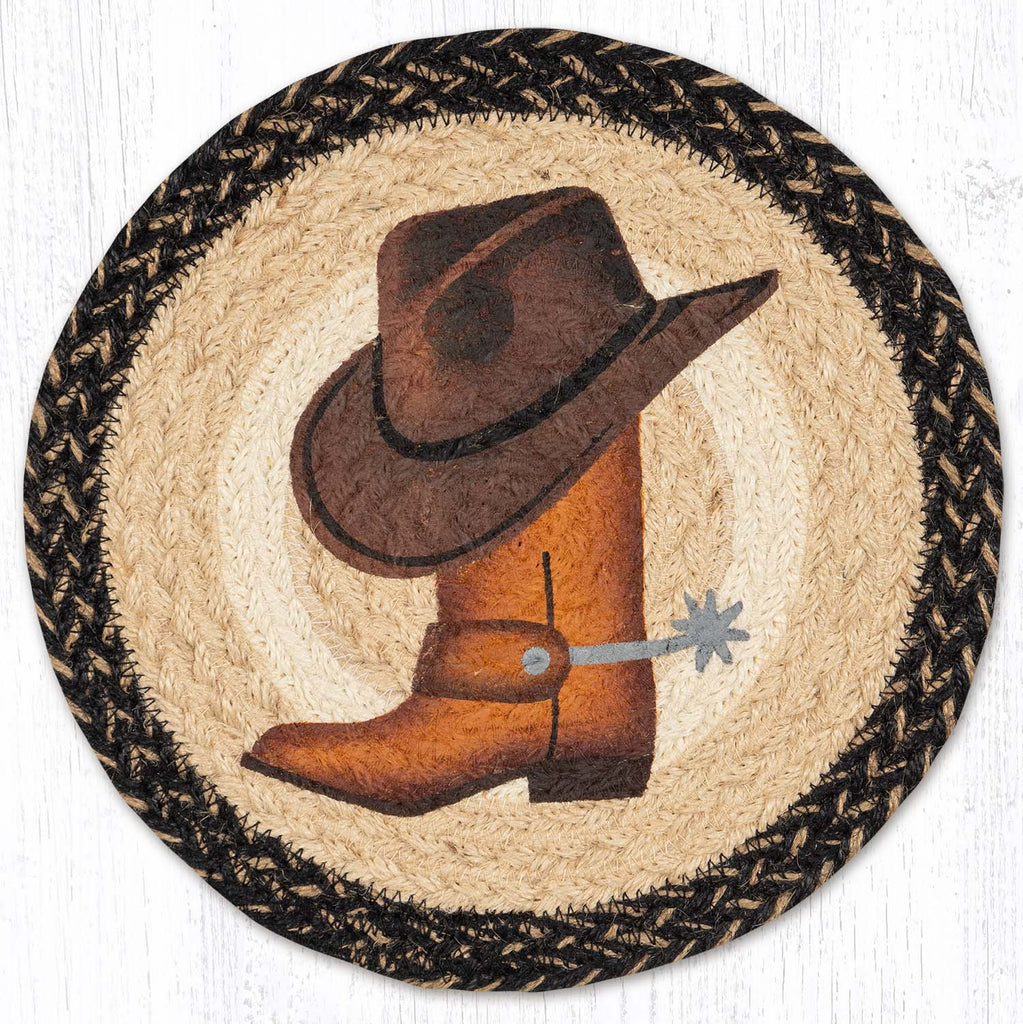 Cowboy Hat and Boot Trivet