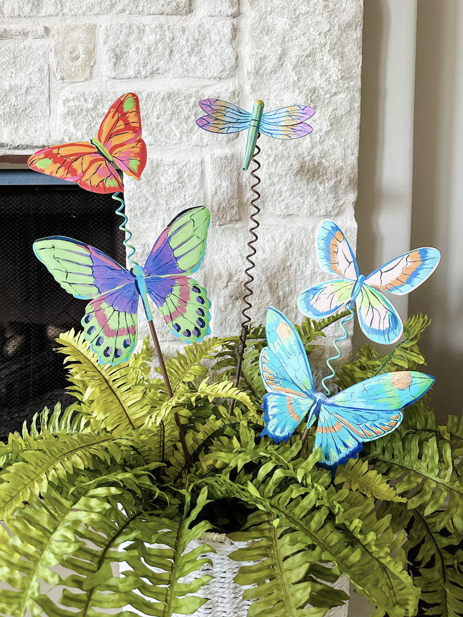 Garden Stake Artful Butterflies