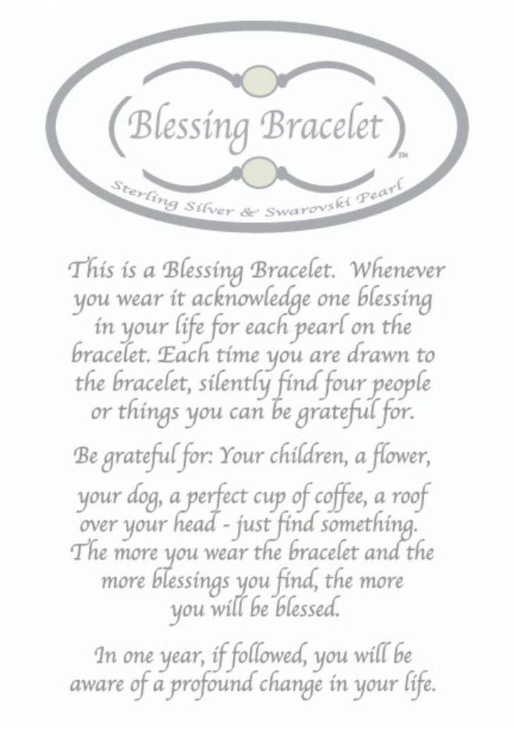 Blessing Bracelet All Sterling Silver  - Small