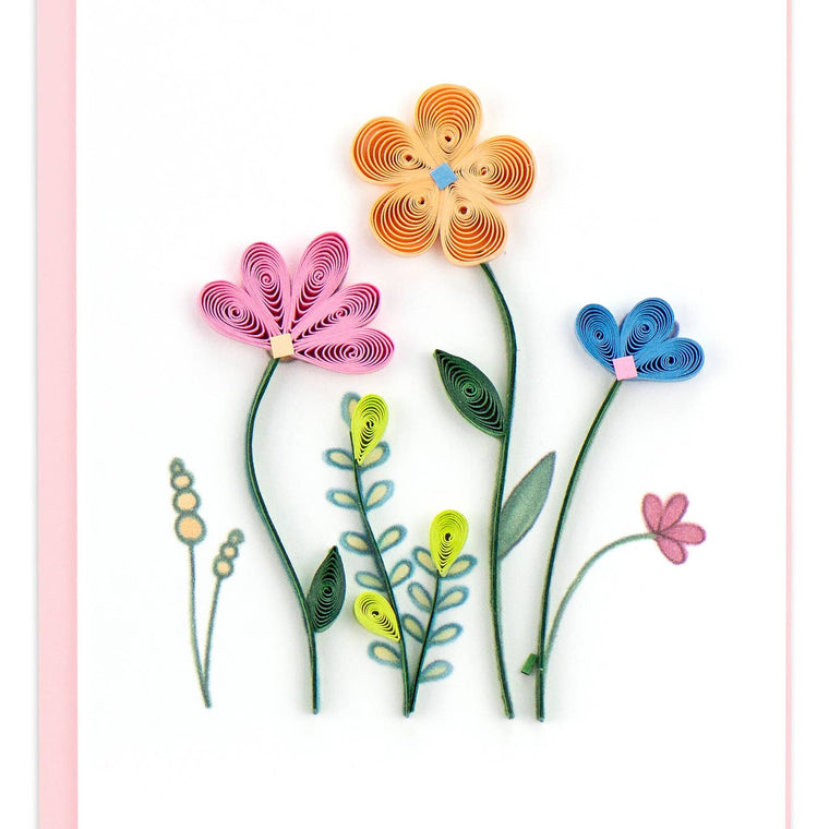 Wildflowers Gift Enclosure Mini Card