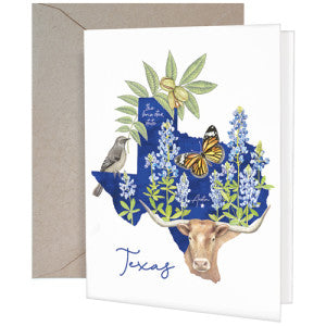 Texas State Symbols Greeting Cards