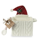 CABLE KNIT & TARTAN CANDY CADDY SETS