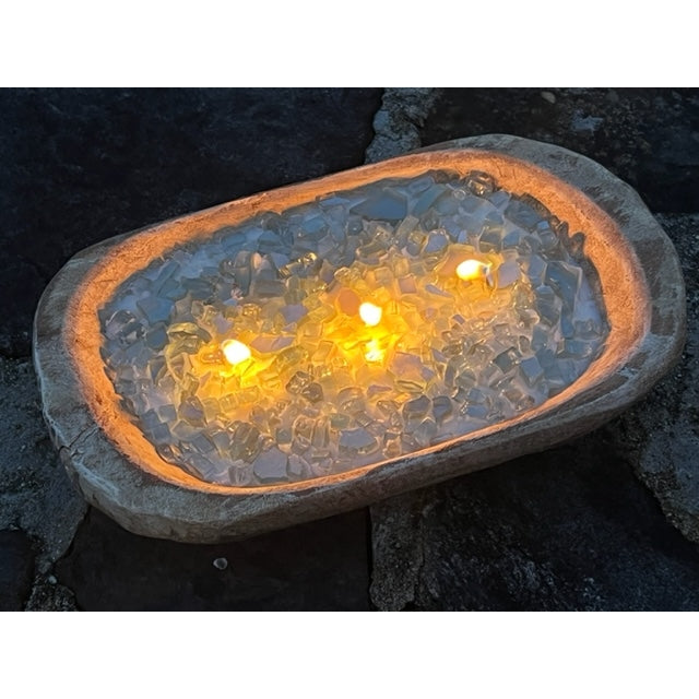 Candle Soy Dough Bowl "FIRE BOWL" Outdoor Citronella Candle
