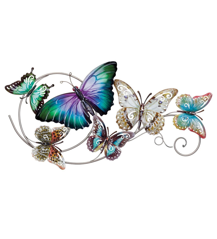 Luster Metal Art - 6 Butterflies