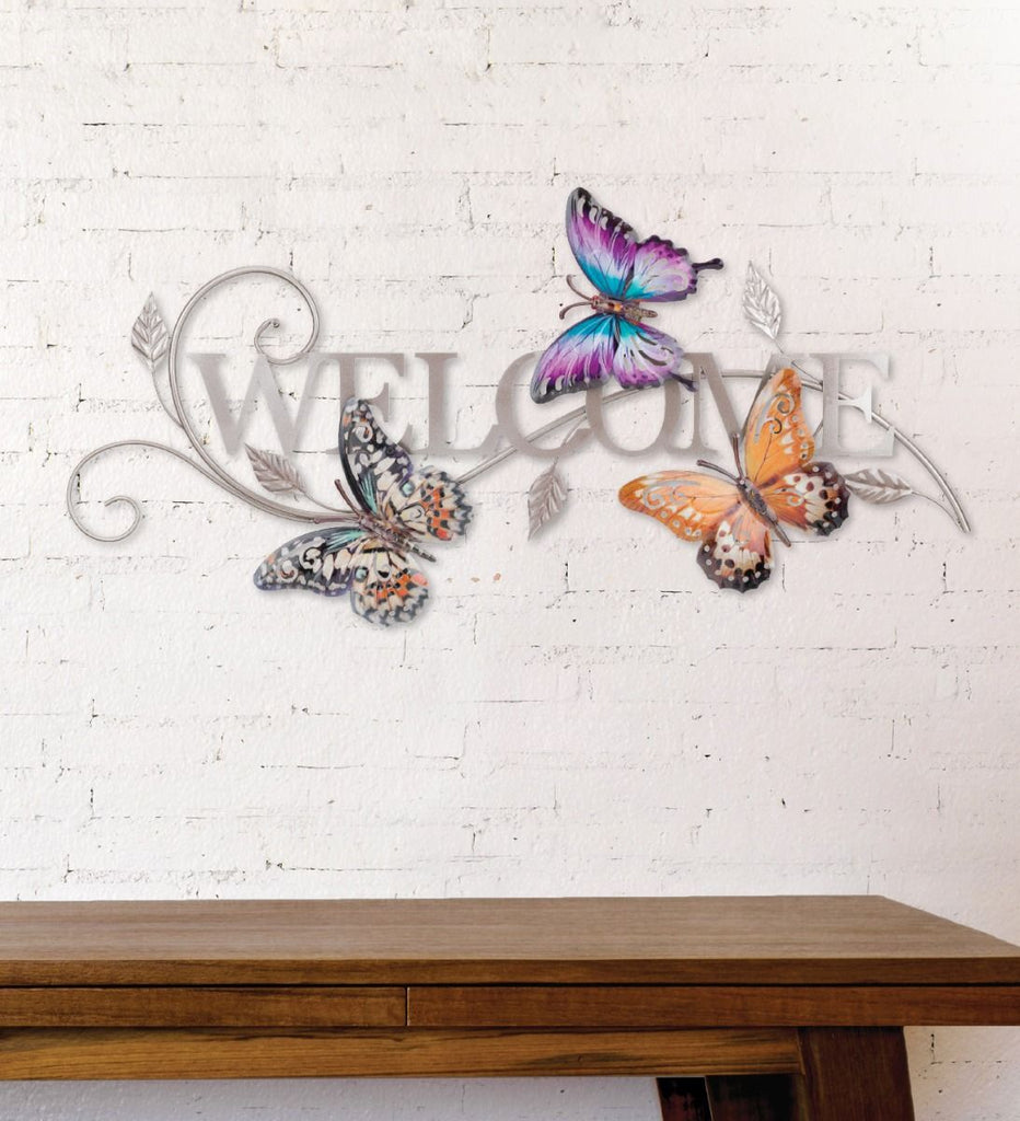 Metal Art - Luster Welcome - Butterfly