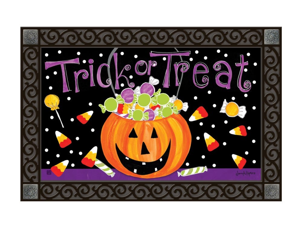 Fall Halloween Candy Mat Mate