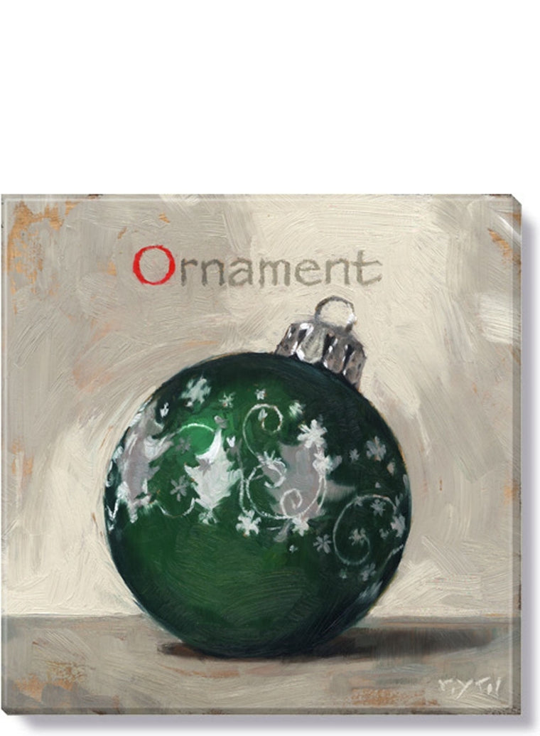 Christmas Ornament Giclée  9 x 9 Wall Art - Darren Gygi