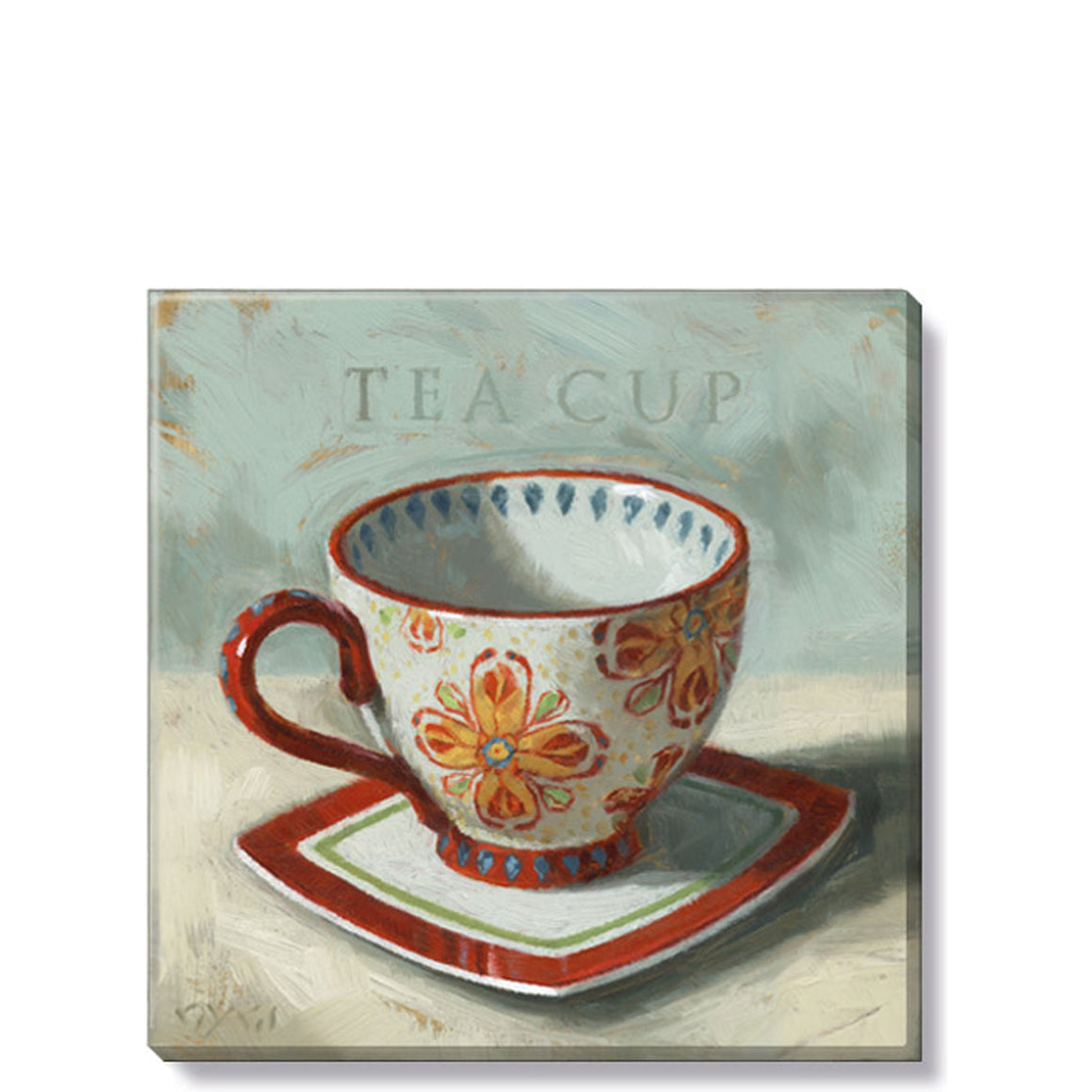 Teacup - Red  5 x 5 Giclée Wall Art - Darren Gygi