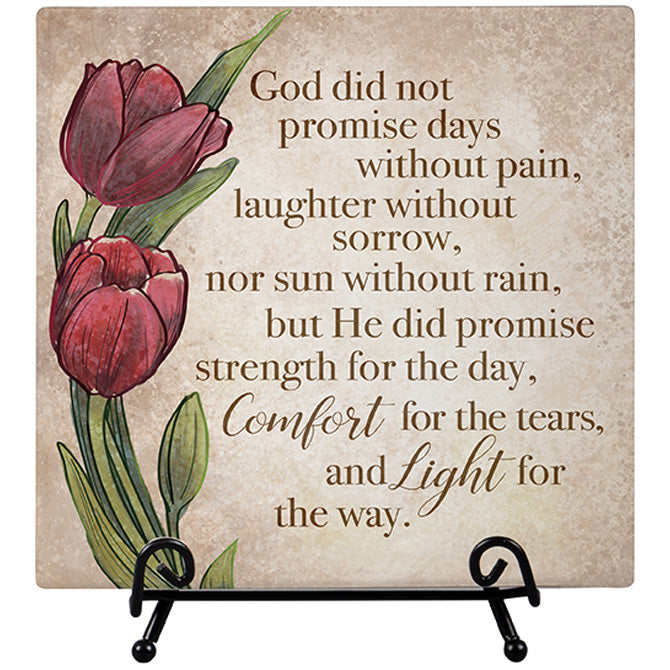 Easel Plaque "Comfort and Light"