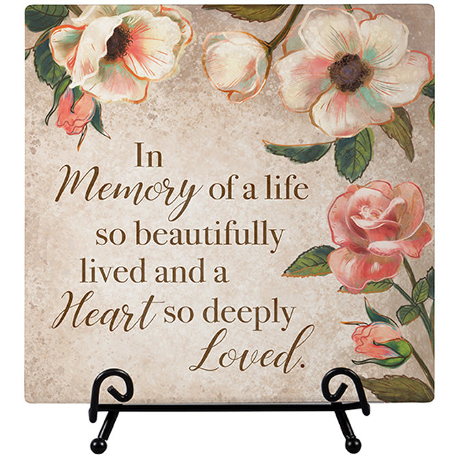 Easel Plaque "Deeply Loved"