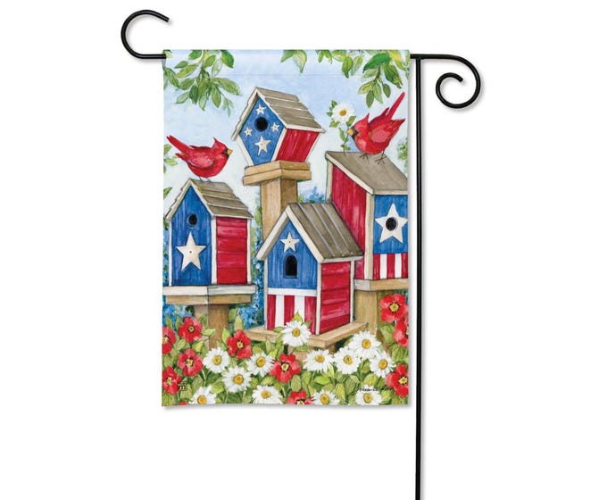 Patriotic Garden Flag - All American Birdhouses