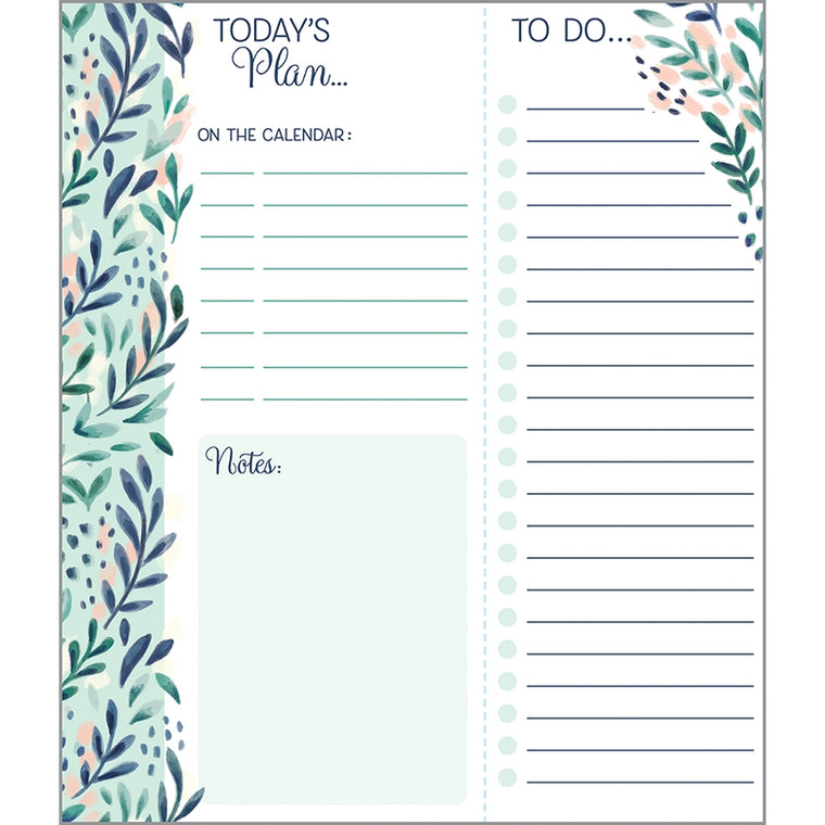 Daily Planner Pad - Have Faith Leaves