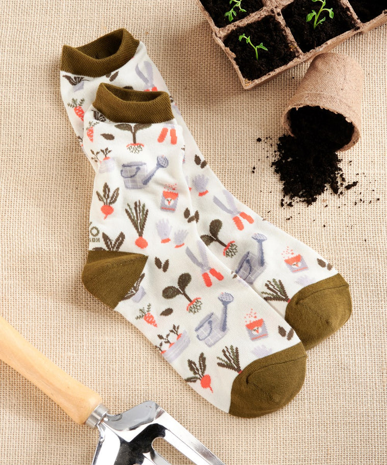 Gardening  Women's Crew Sock by Yo-Sox