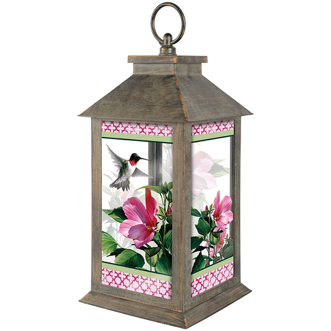 Lantern "Hibiscus Hummingbird"