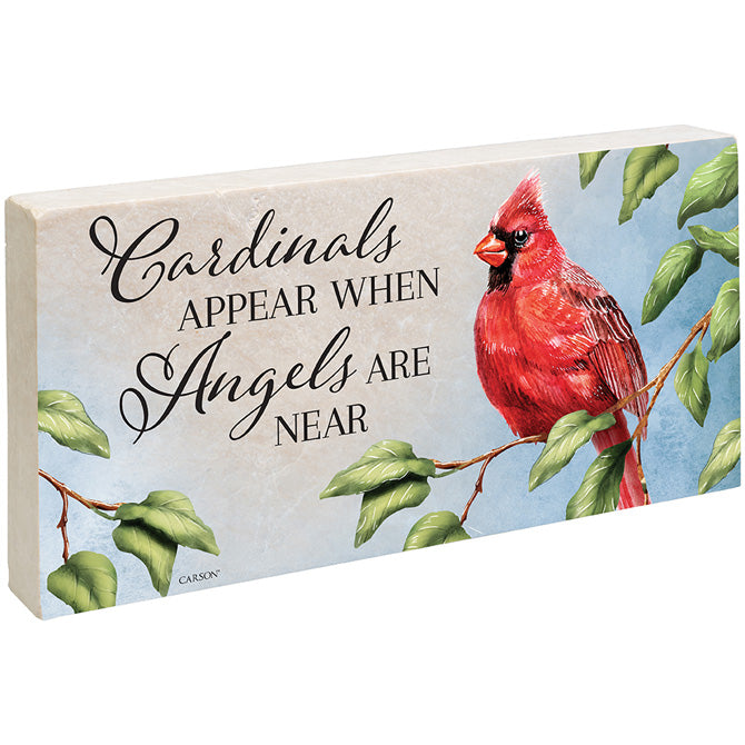 "Cardinals Appear" Marble Paver