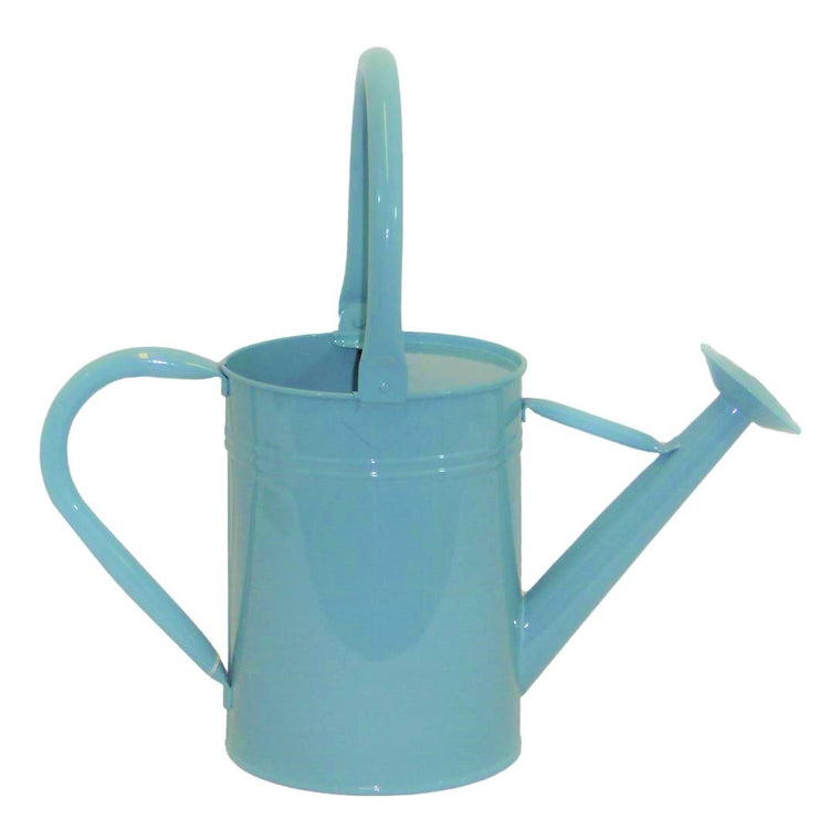 WATERING CAN WITH TALL HANDLE AQUA
