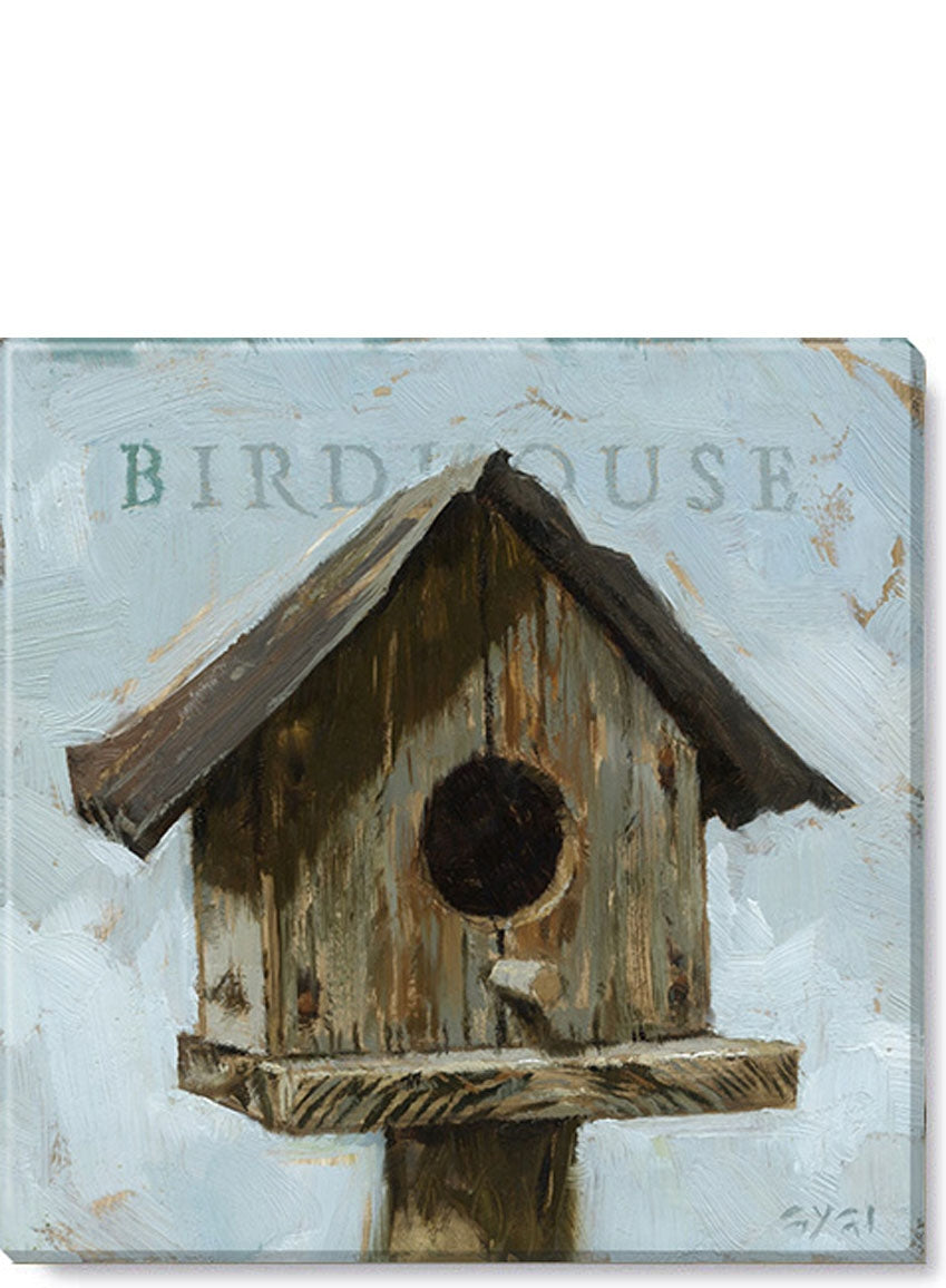 Birdhouse 9x9 Giclée Wall  Art - Darren Gygi