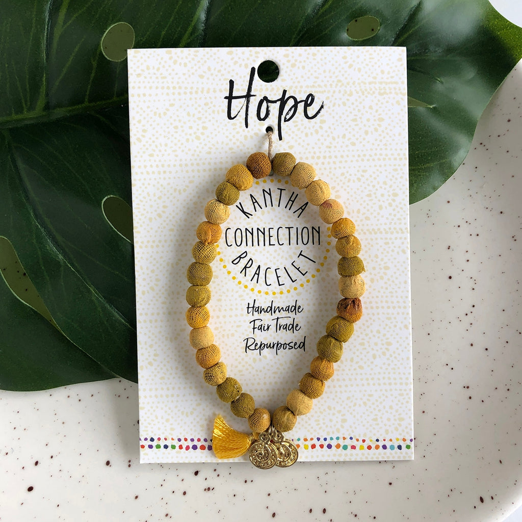 Bracelet -Hope- Kantha Connection