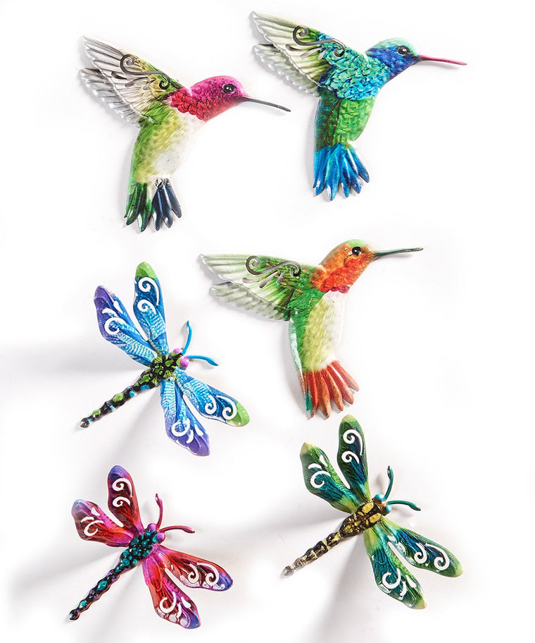 Metal Art - Hummingbird and Dragonfly