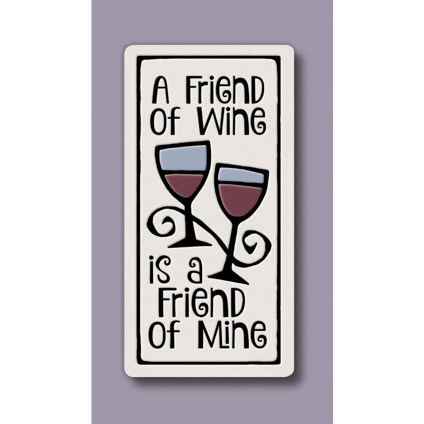 Magnet Friend of Wine Tile