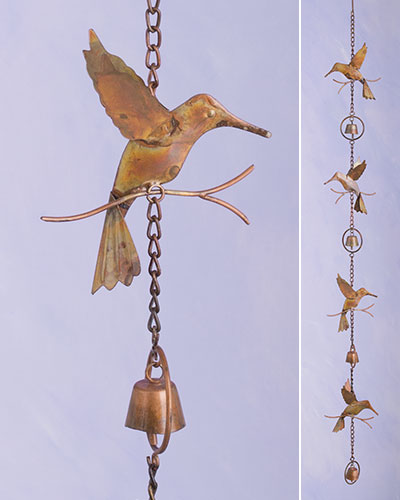 Ornament Chain - HUMMINGBIRDS AND BELLS