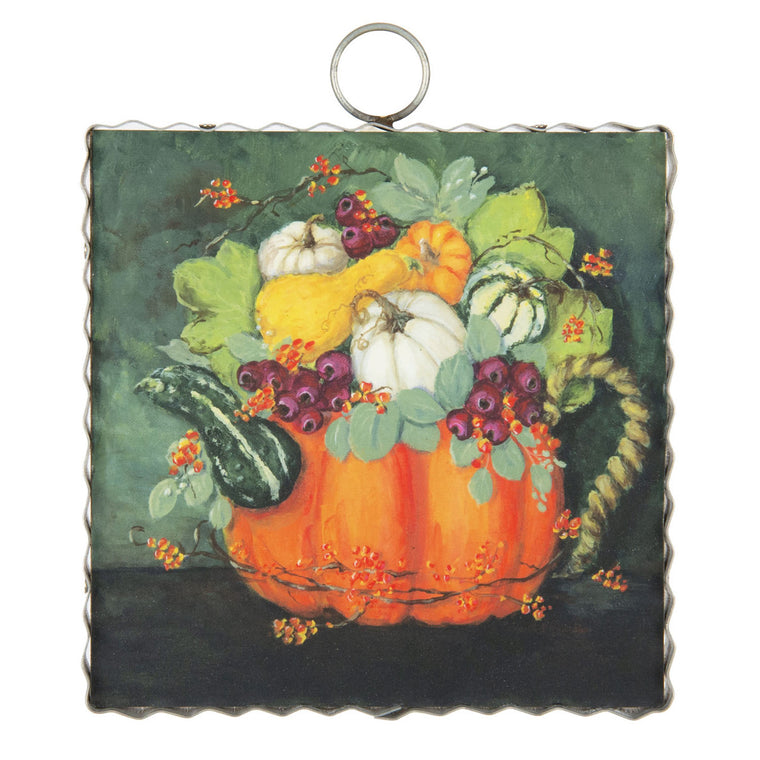 Fall Mini Pumpkin Tea Set Print