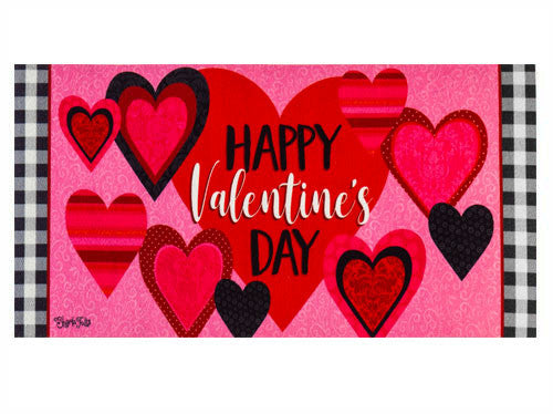 Valentine's Day  Patterned Valentine Hearts Sassafras Switch Mat