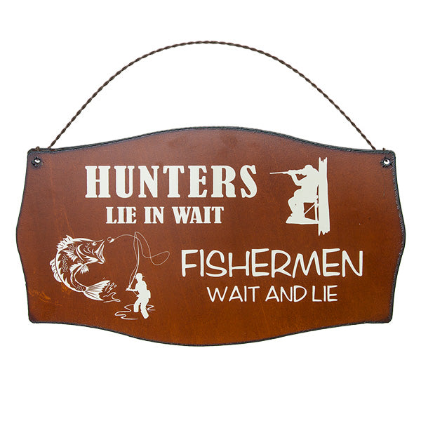 Sign- Hunters- Fisherman