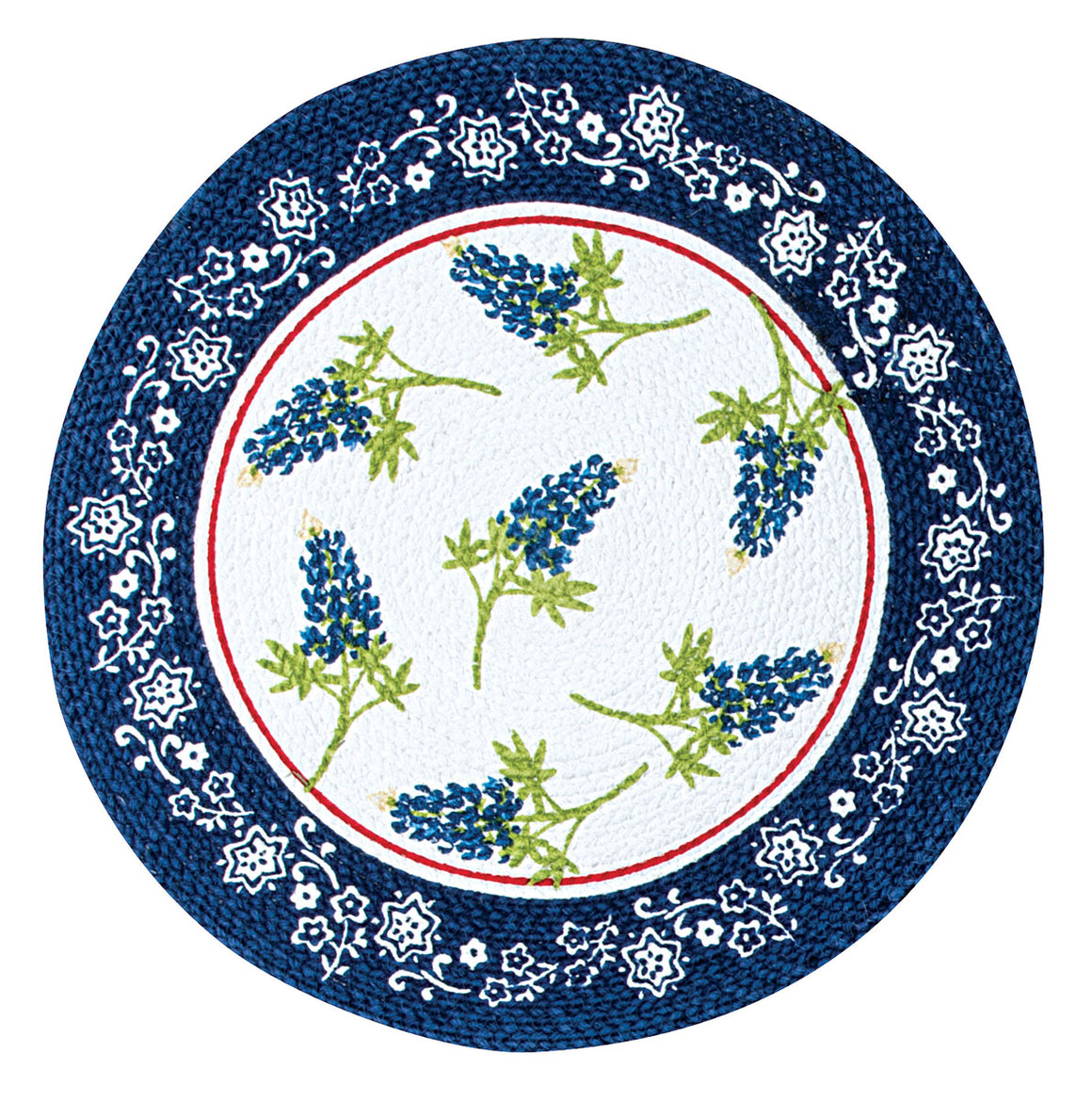 Texas - Home Sweet Texas Bluebonnets Braided Placemat