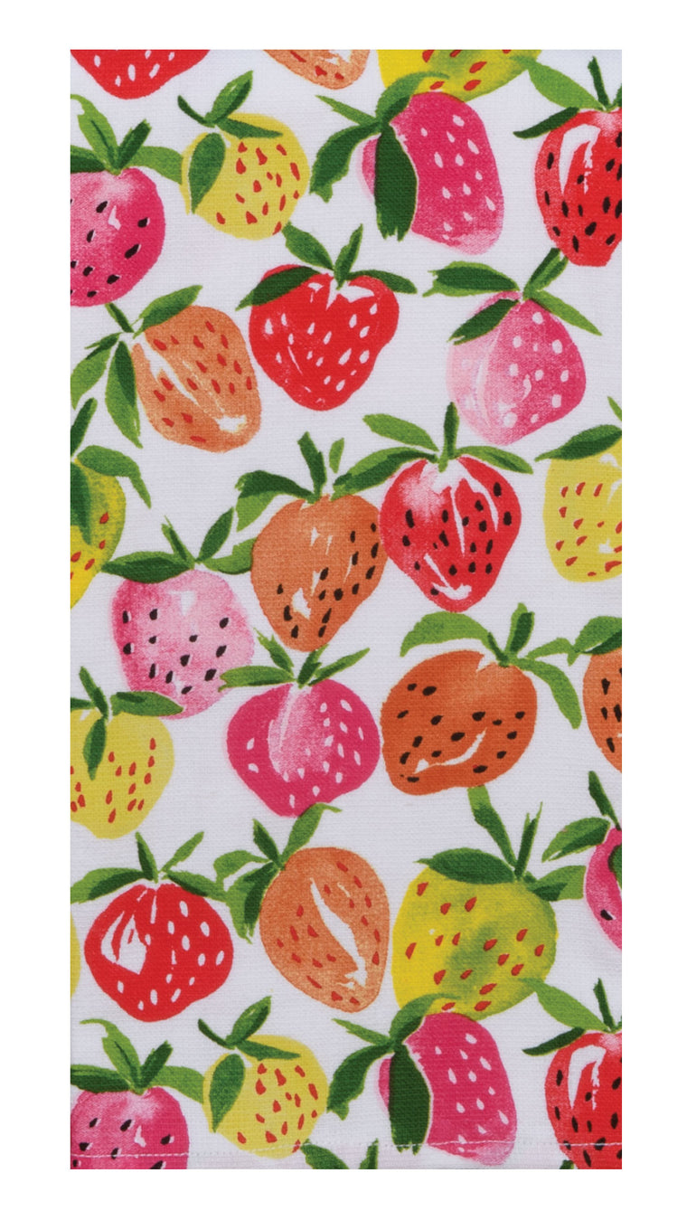 Sweet Life Strawberry Dual Purpose Terry Towel