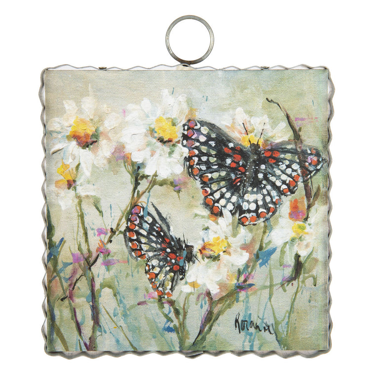Mini Print -Baltimore Checkered Butterflies