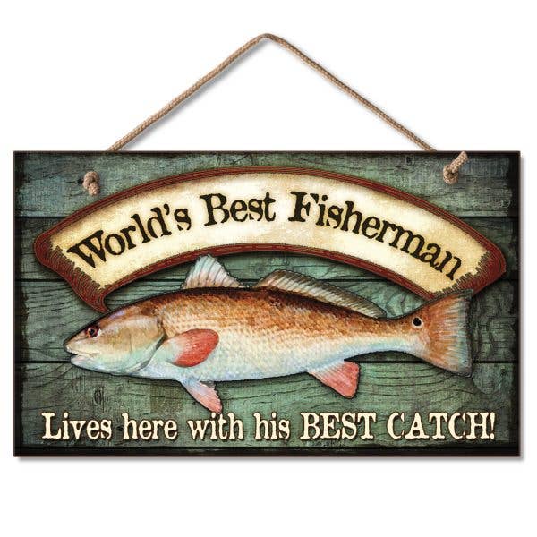 Sign - World's Best Fisherman
