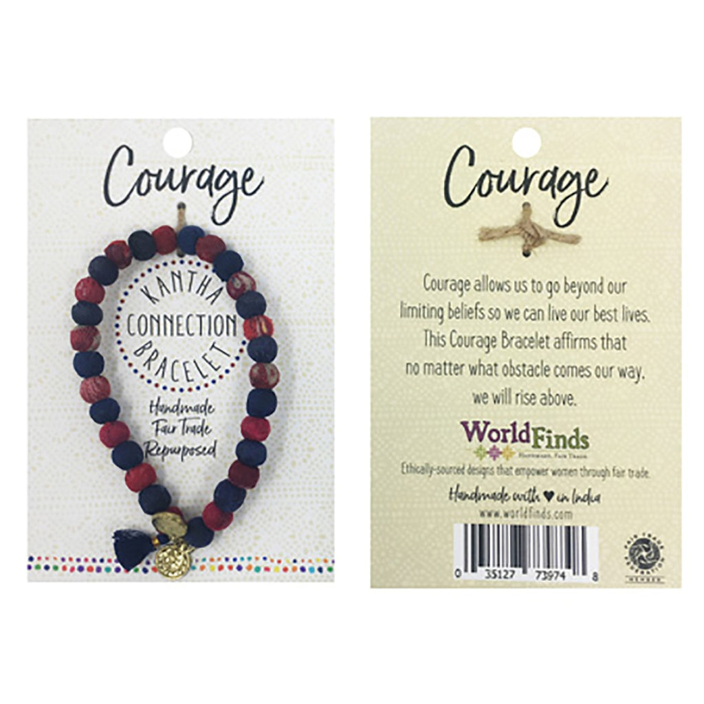 Bracelet -Courage- Kantha Connection
