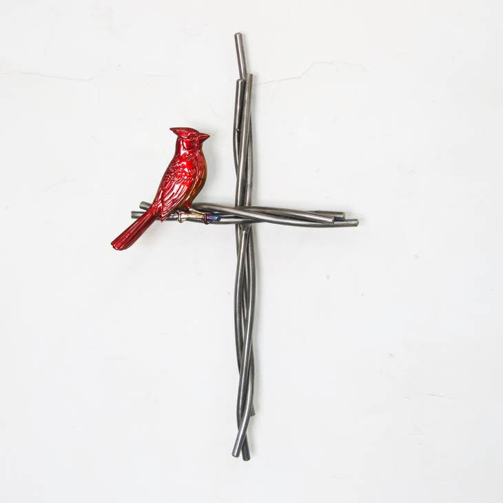 Cardinal and the Vine Cross