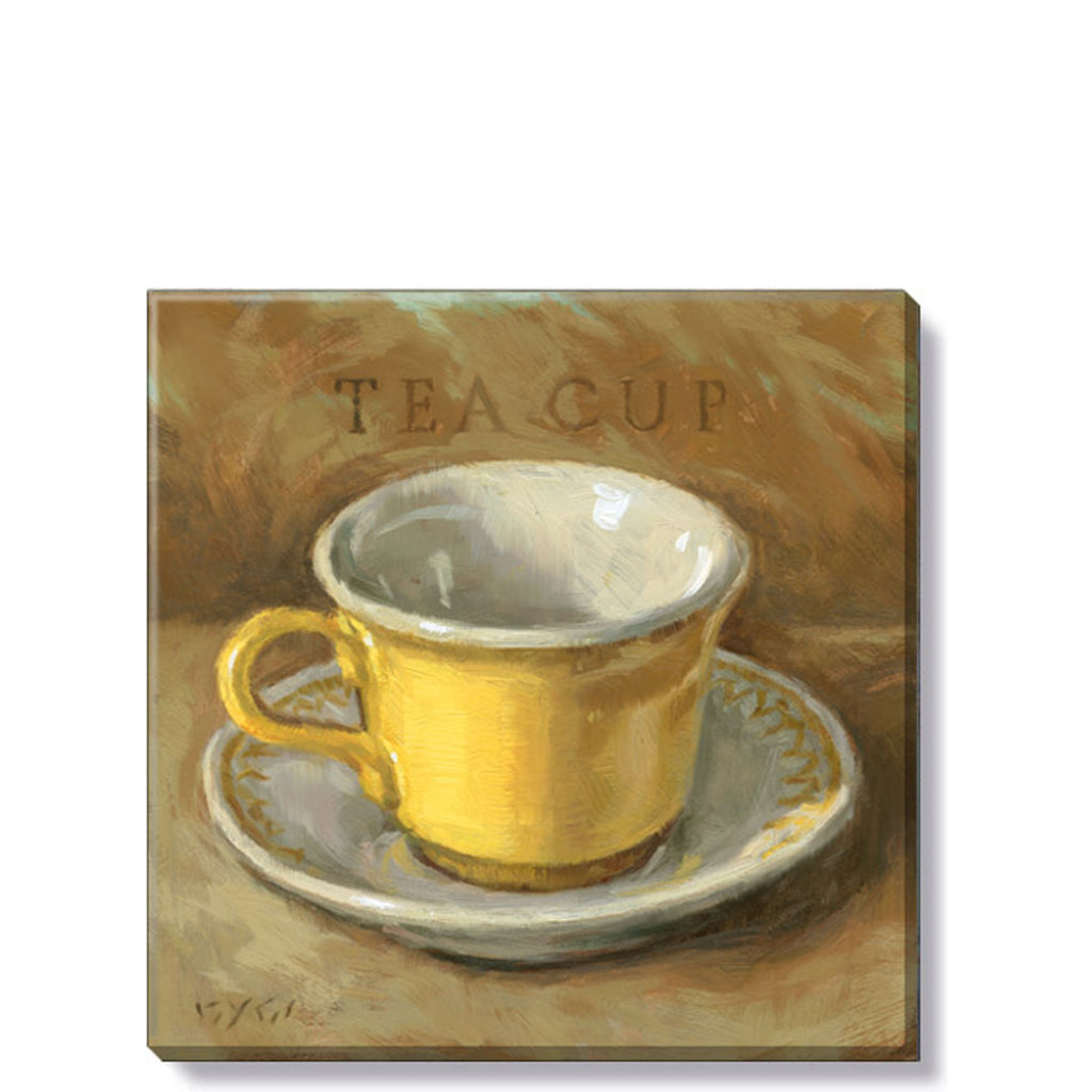 Teacup - Yellow  5 x 5 Giclée Wall Art - Darren Gygi