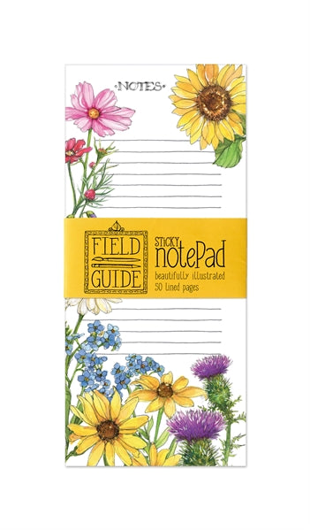 Wildflower Sticky Note Pad