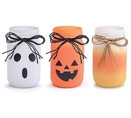 Fall/Halloween Vase Mason Jar